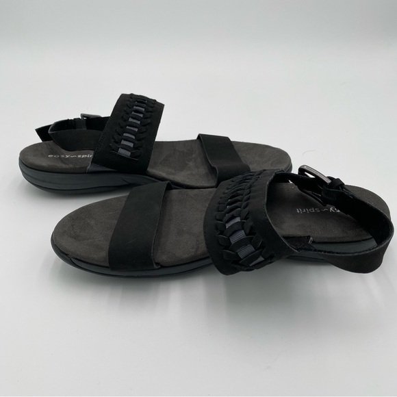 Easy Spirit Women's Saphyre Slingback Strappy Comfort Sandals Shoes Black Size 8 - Picture 9 of 10